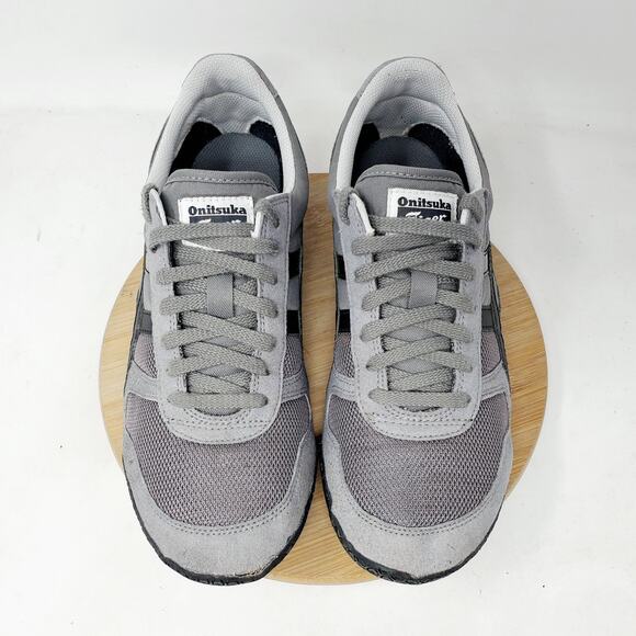 Onitsuka Tiger Shoes Womens 9 Ultimate 81 Grey Black Retro Sneaker - Picture 4 of 16